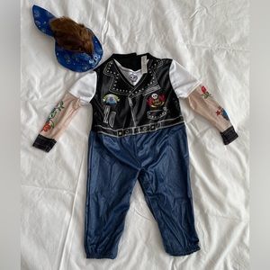 Baby Biker Costume 0-6 m